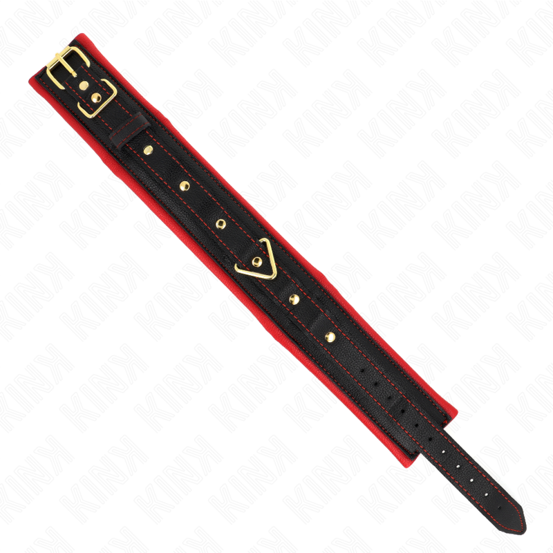 KINK - OBROŻA Z GŁADKĄ SMYCZ Z MATERIAŁU REGULOWANA 33-48 CM X 5,7 CM