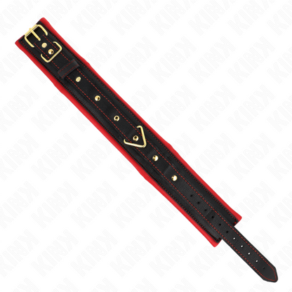 KINK - OBROŻA Z GŁADKĄ SMYCZ Z MATERIAŁU REGULOWANA 33-48 CM X 5,7 CM