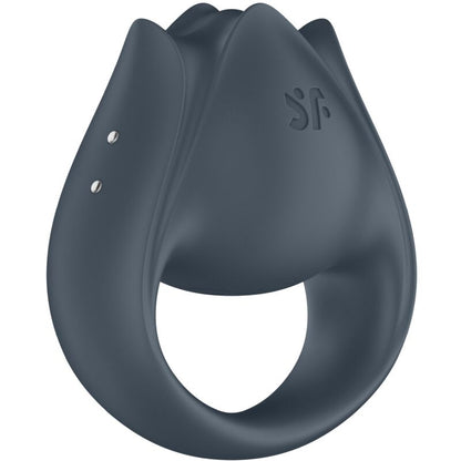 SATISFYER - PERFECT PAIR 2 MULTIWIBRATOR 2 W 1 PIERŚCIEŃ NA PENISA I STYMULATOR PALCA SZARY