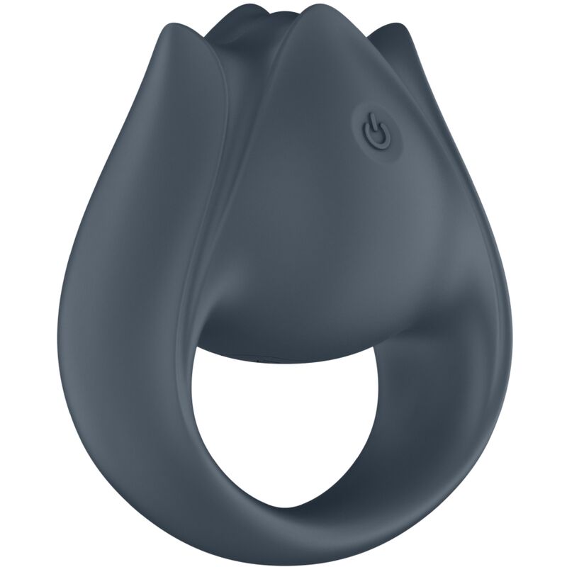 SATISFYER - PERFECT PAIR 2 MULTIWIBRATOR 2 W 1 PIERŚCIEŃ NA PENISA I STYMULATOR PALCA SZARY