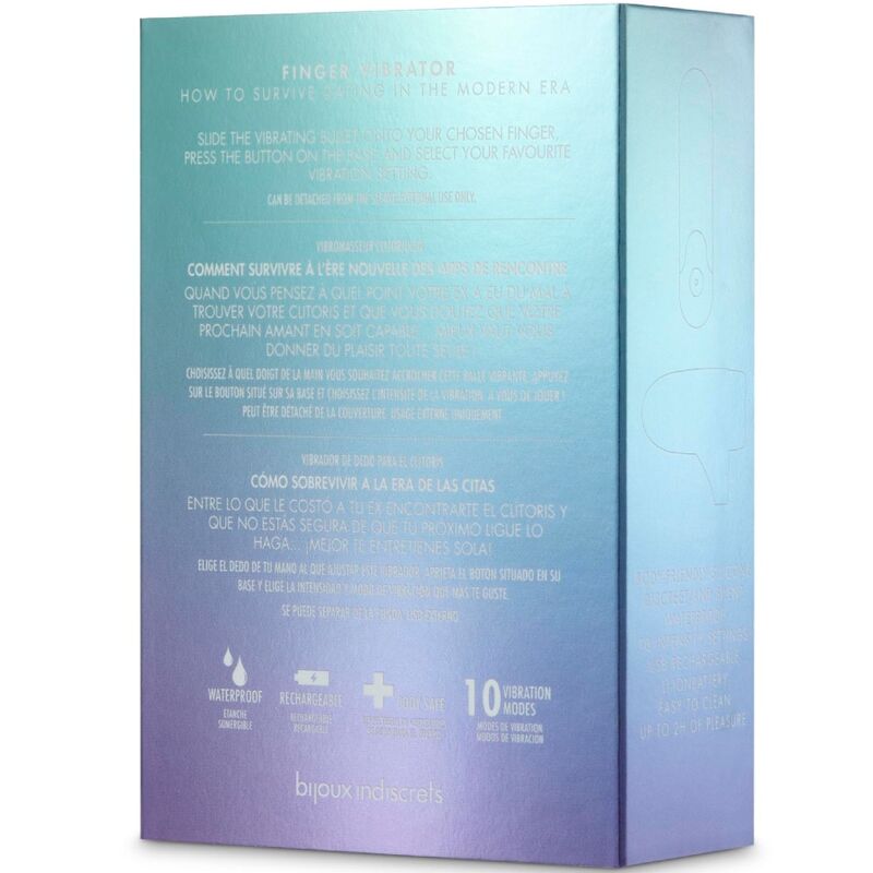 BIJOUX - WIBRATOR BETTER THAN YOUR EX BULLET 10 WIBRACJI SZARY