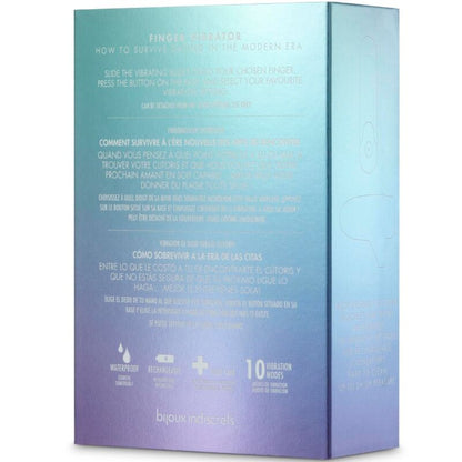 BIJOUX - WIBRATOR BETTER THAN YOUR EX BULLET 10 WIBRACJI SZARY