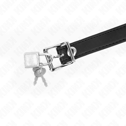 KINK - MODEL 1 KULKA SILIKONOWA 4 CM KNEBEL Z ZAMKIEM 60 x 2 CM