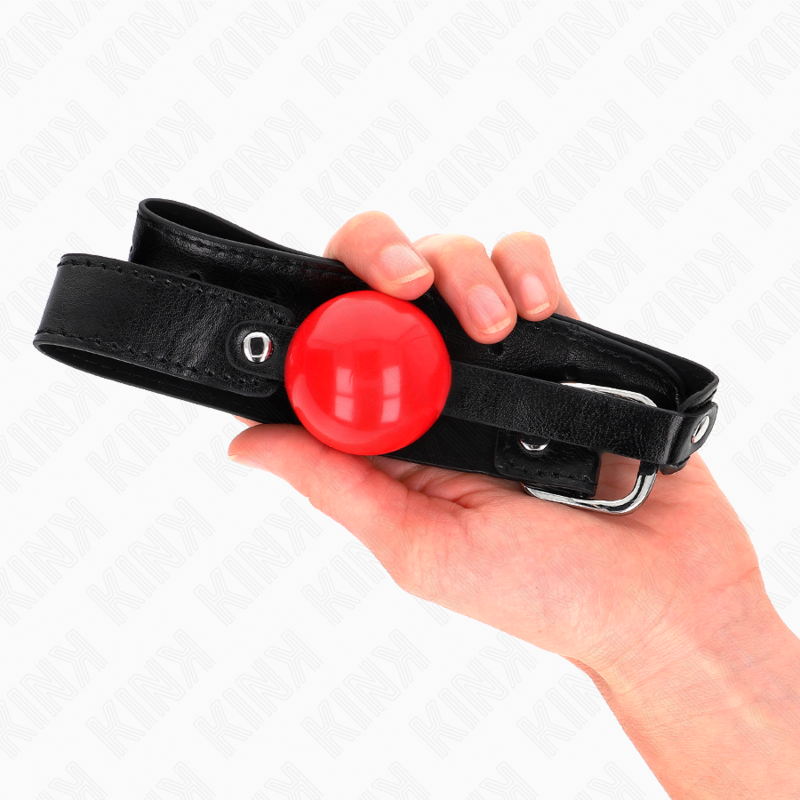 KINK - MIĘKKA PIŁKA TPE 4 CM KNEBEL MODEL 1 66 x 2,5 CM REGULOWANA 41-61 CM