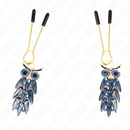 KINK - ZAPIĘCIA NA SUTKĘ SOWA 6 CM