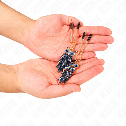 KINK - ZAPIĘCIA NA SUTKĘ SOWA 6 CM