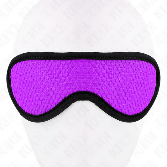 KINK - OPASKA O TEKSTURIE ŁUSKOWEJ Z FIOLETOWĄ BRZEGIEM 20 x 7 CM