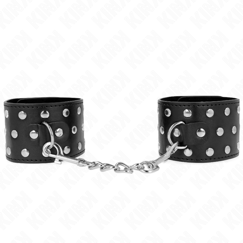 KINK - PUNK REGULOWANE UCHWYTY NA NADGARSTKI 19-24 CM X 5,5 CM