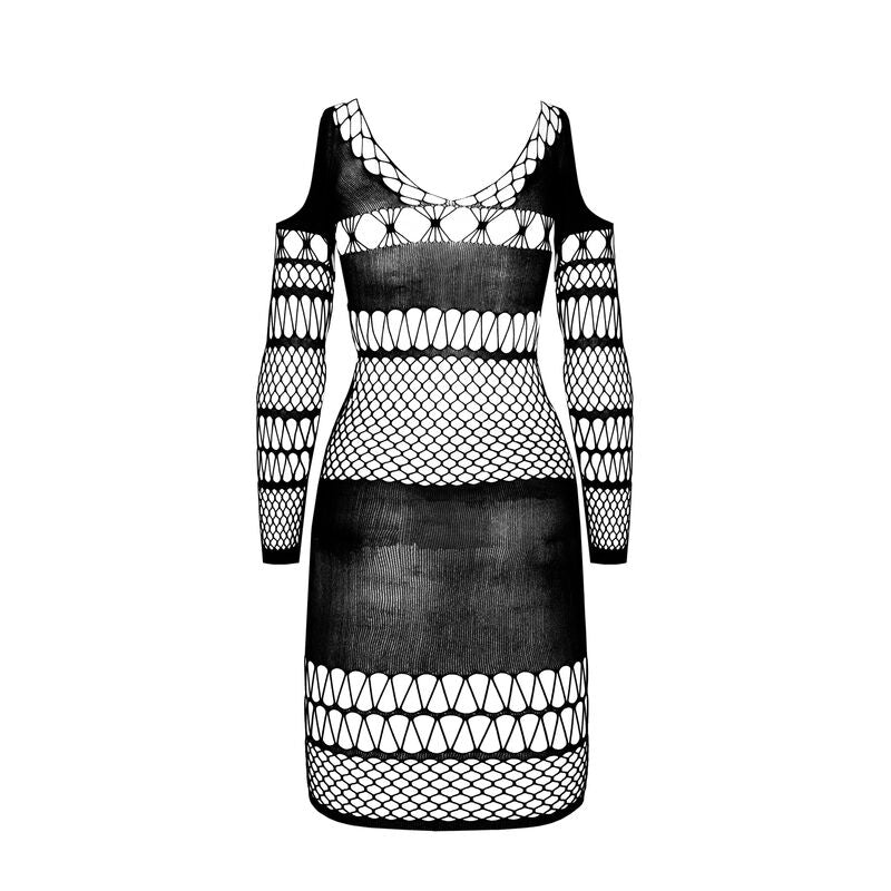 PASSION - BS 105 BODYSTOCKING BIAŁY ROZMIAR JEDNORAZOWY