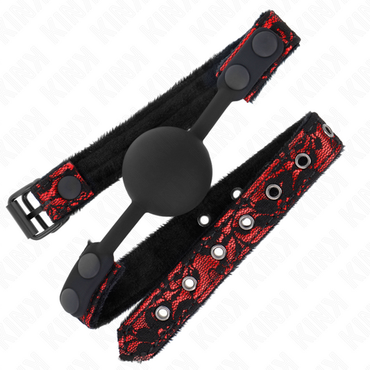 KINK - SCANDAL SILIKONOWA KULKA 4 CM KNEBEL MODEL 1 65 x 2 CM