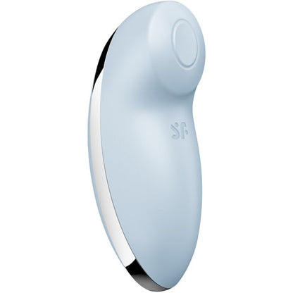 SATISFYER - TAP &amp; CLIMAX 2 WIBRATOR I STYMULATOR NIEBIESKI