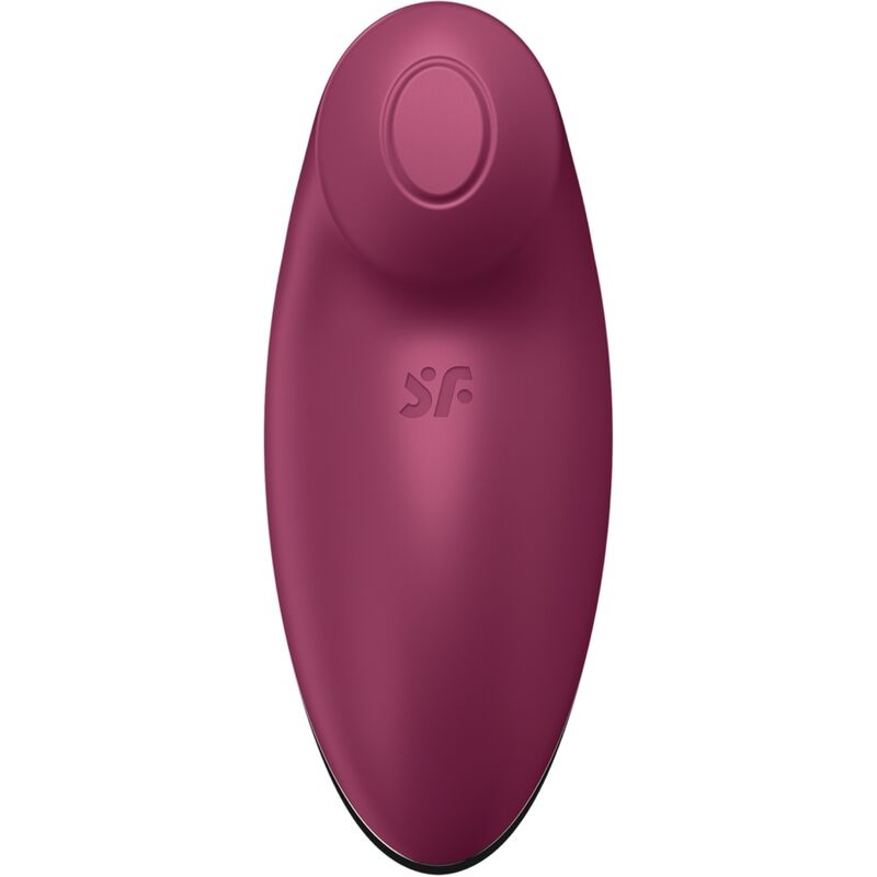 SATISFYER - TAP &amp; CLIMAX 2 WIBRATOR I STYMULATOR CZERWONY