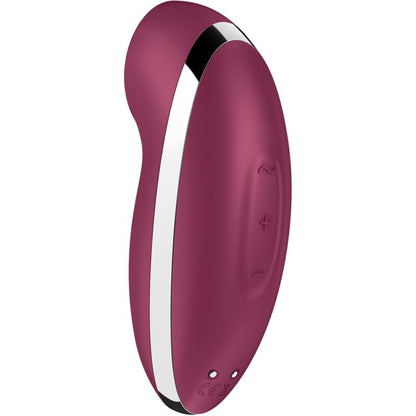 SATISFYER - TAP &amp; CLIMAX 2 WIBRATOR I STYMULATOR CZERWONY