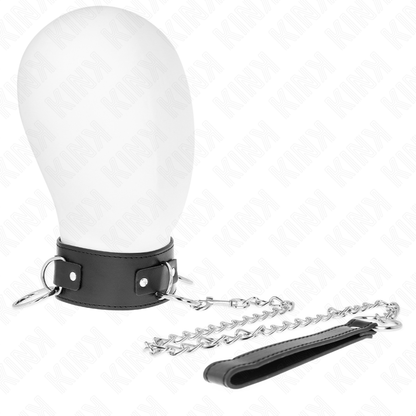 KINK - NASZYJNIK ZE SMYCZKĄ 65 CM 3 PIERŚCIENIE MODEL 2 REGULOWANY 36-43 CM X 5 CM