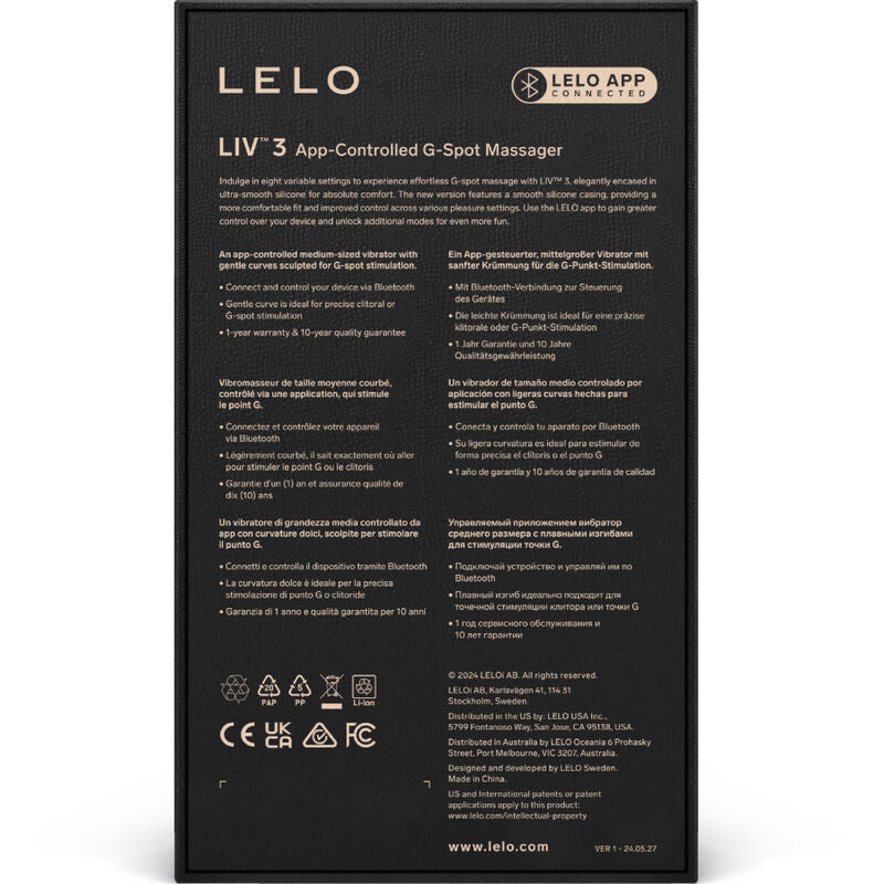 LELO - LIV™ 3 STYMULATOR PUNKTU G NIEBIESKI