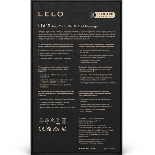LELO - LIV™ 3 STYMULATOR PUNKTU G NIEBIESKI