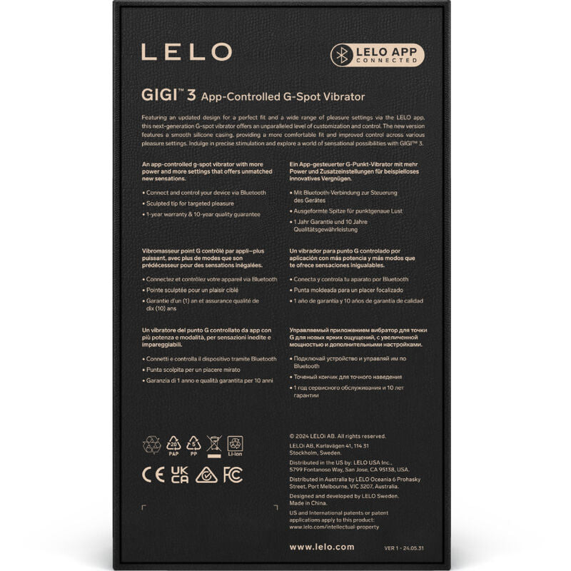 LELO - GIGI™ 3 wibrator punktu G niebieski