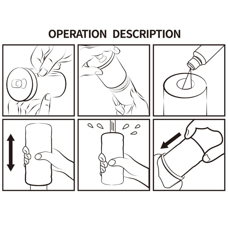 PRETTY LOVE - MĘSKI MASTURBATOR MOŻLIWOŚĆ MODEL 1