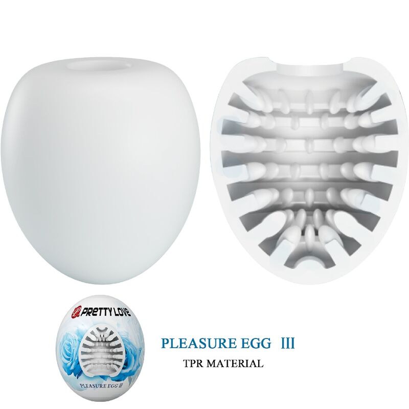 PRETTY LOVE - MĘSKI MASTURBATOR BIAŁKO JAJKA