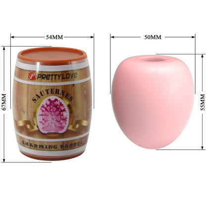 PRETTY LOVE - MĘSKI MASTURBATOR JAJECZNY RÓŻOWY MODEL 2