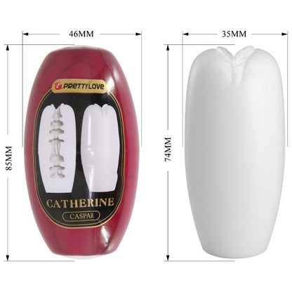 PRETTY LOVE - CATHERINE MĘSKI MASTURBATOR BIAŁY