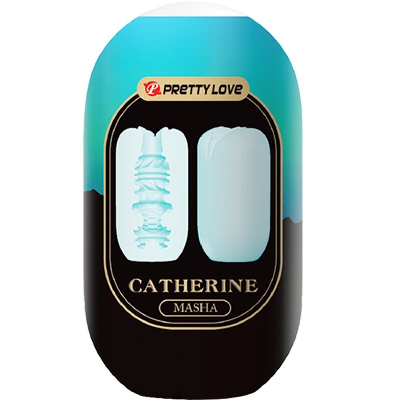 PRETTY LOVE - MASHA MĘSKI MASTURBATOR NIEBIESKI
