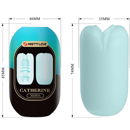 PRETTY LOVE - MASHA MĘSKI MASTURBATOR NIEBIESKI