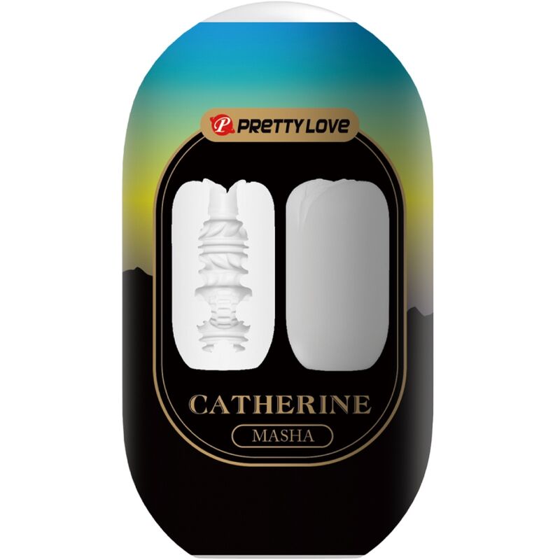PRETTY LOVE - MASHA MĘSKI MASTURBATOR BIAŁY