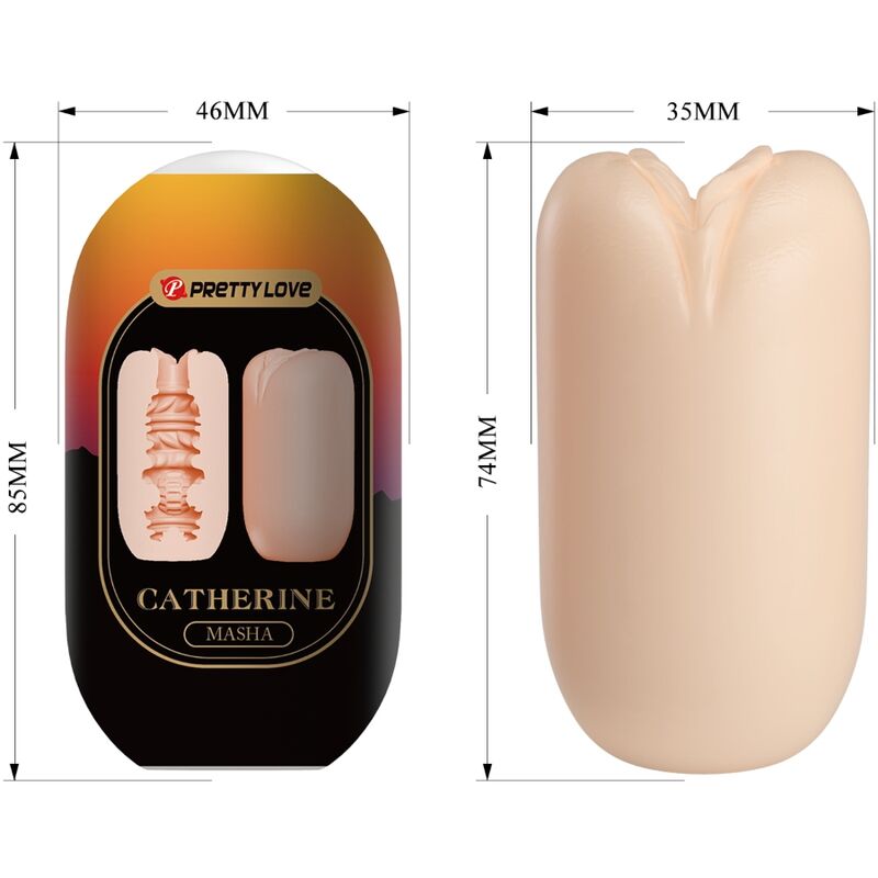 PRETTY LOVE - MASHA MĘSKI MASTURBATOR FLESH
