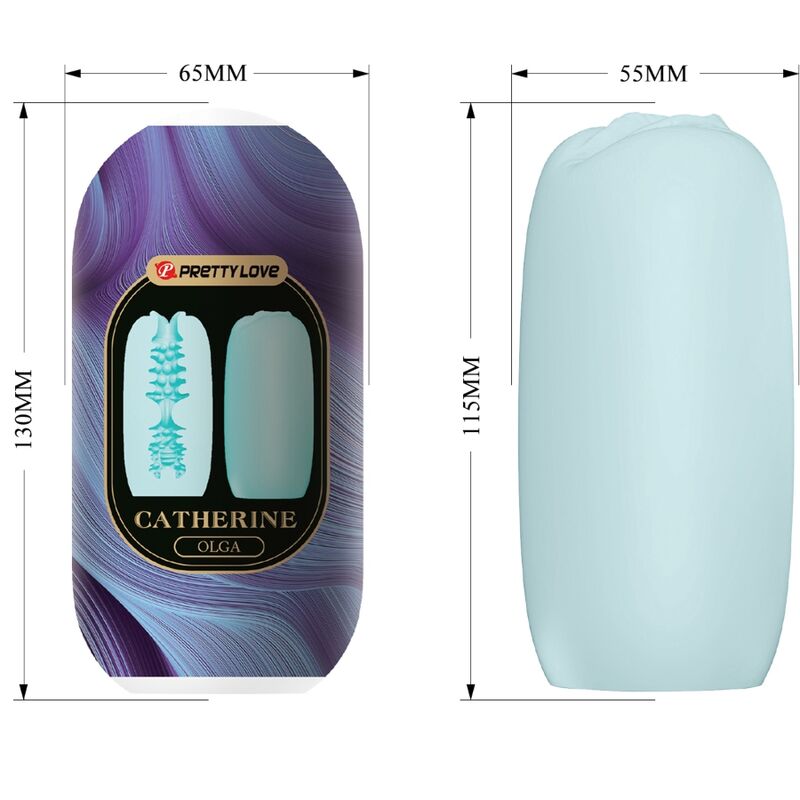 PRETTY LOVE - OLGA MĘSKI MASTURBATOR NIEBIESKI