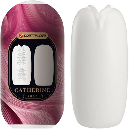 PRETTY LOVE - OLGA MĘSKI MASTURBATOR BIAŁY