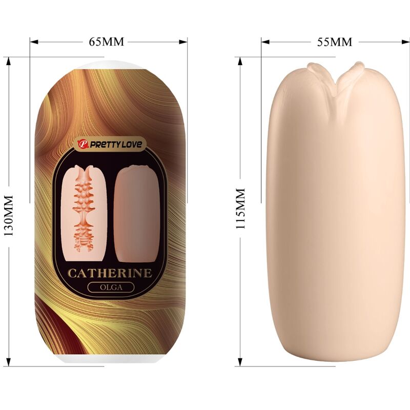 PRETTY LOVE - OLGA MĘSKI MASTURBATOR FLESH