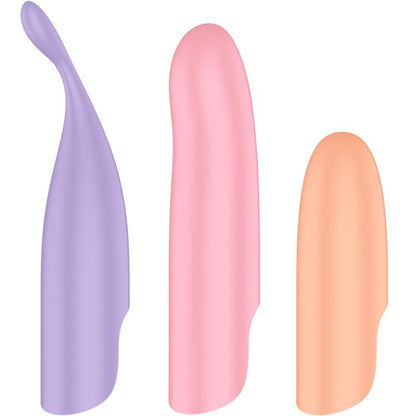 SATISFYER - ZABAWNY ZESTAW CZTERECH WIBRATORÓW 4 W 1 + POWER BULLET