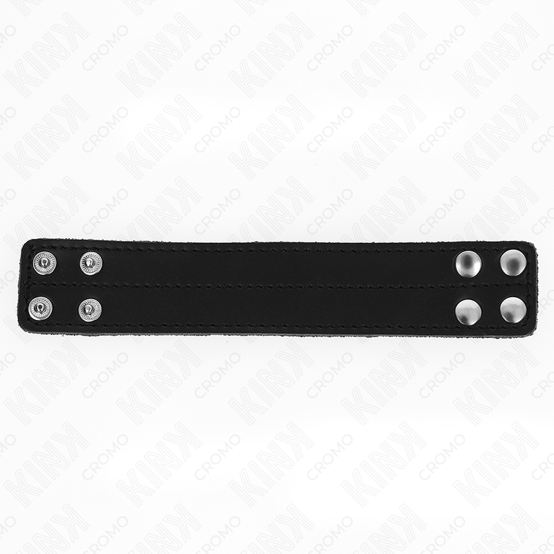 KINK - SKÓRZANY PIERŚCIEŃ NA PENISA Z ZAPIĘCIEM CIŚNIENIOWYM 18,5 X 3,3 CM