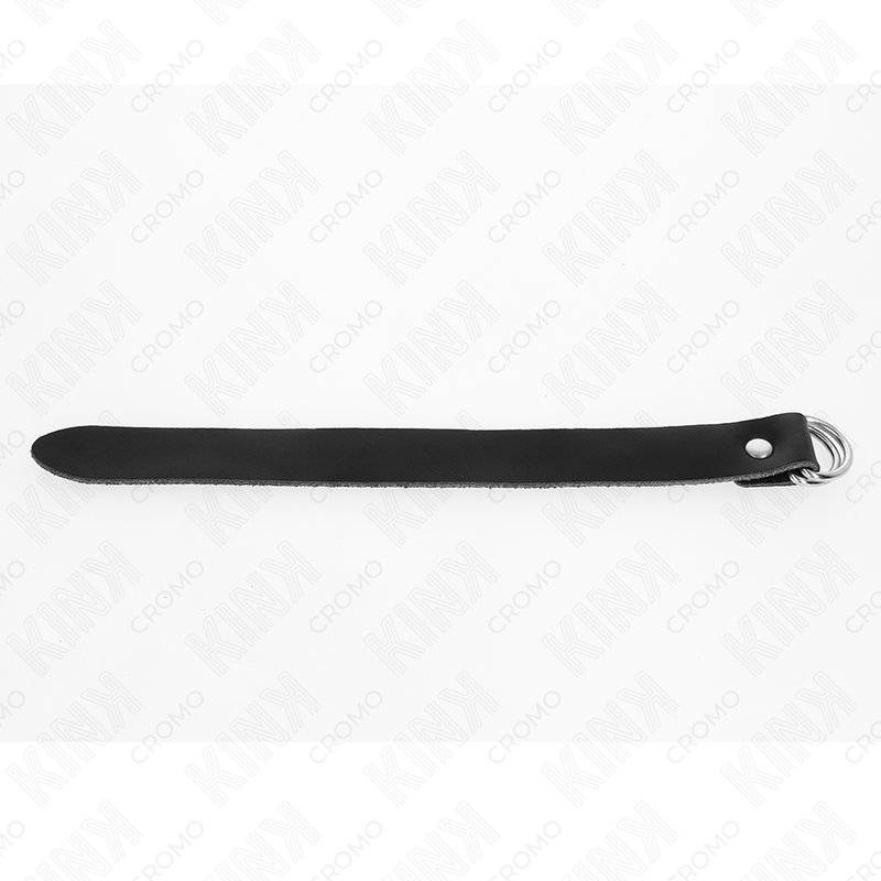 KINK - SKÓRZANY PIERŚCIEŃ NA PENISA Z ZAPIĘCIEM CIŚNIENIOWYM 22 X 2 CM