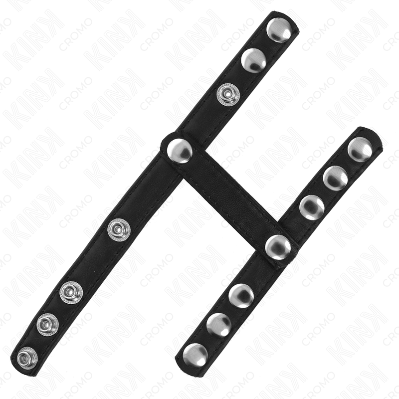 KINK - PIERŚCIEŃ NA PENISA Z 3 REGULOWANYMI PASKAMI ROZDZIELAJĄCYMI JĄDRA