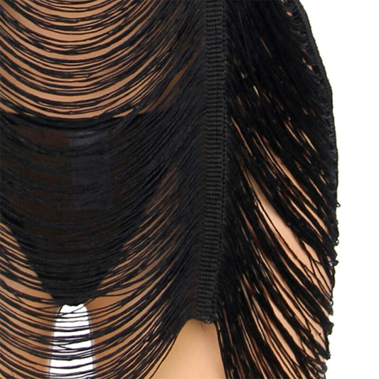 SUBBLIME - 954222 SUKIENKA NA RAMIĄCZKACH + STRINGI CZARNA S/M