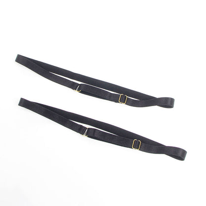 SUBBLIME - 954451 SEKSOWNA SUKIENKA Z SIATKI SKÓRZANA CZARNA L/XL