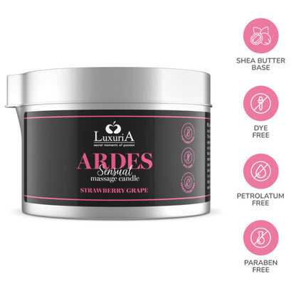 INTIMATELINE LUXURIA - ŚWIECA DO MASAŻU WINOGRONOWA