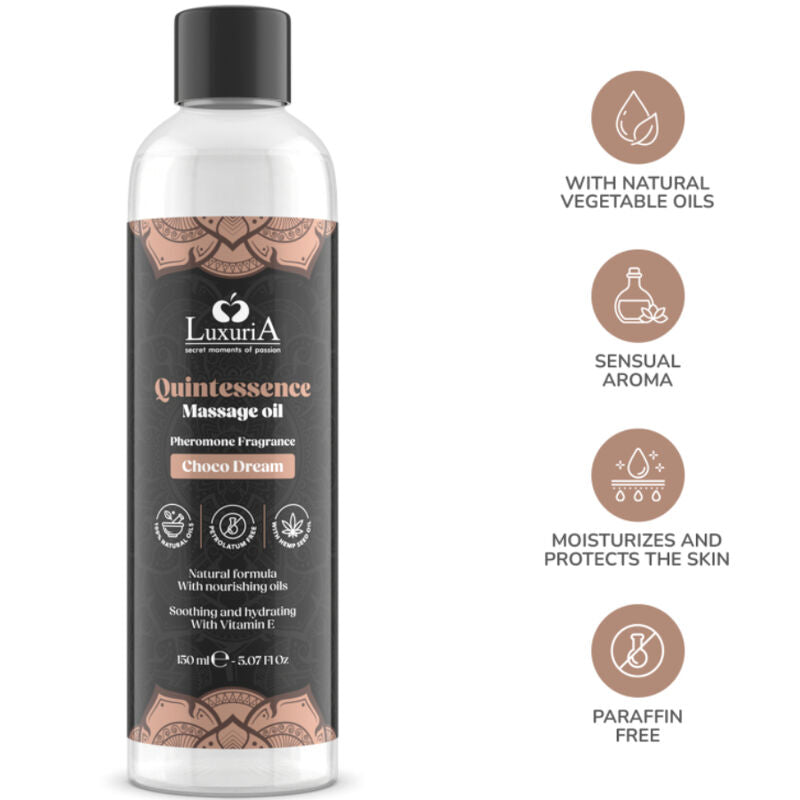 INTIMATELINE LUXURIA - OLEJEK DO MASAŻU CZEKOLADA 150 ML