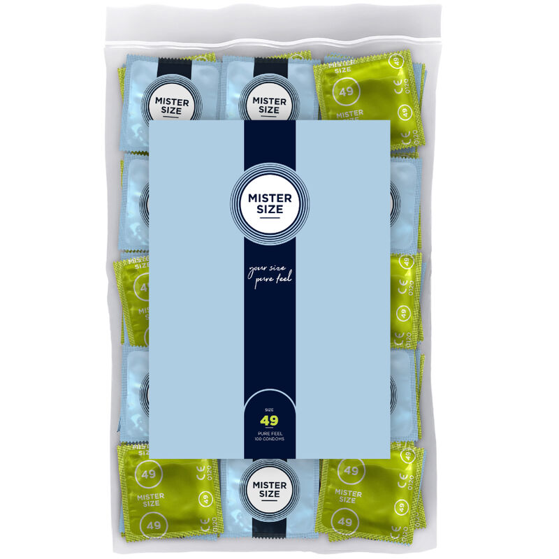 MISTER SIZE - ROZMIAR PREZERWATYWY S 49 MM (100 SZTUK)
