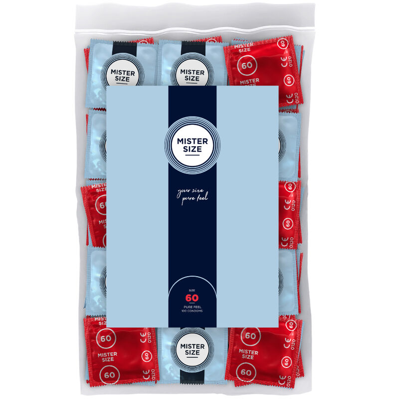 MISTER SIZE - ROZMIAR PREZERWATYWY XL 60 MM (100 SZTUK)
