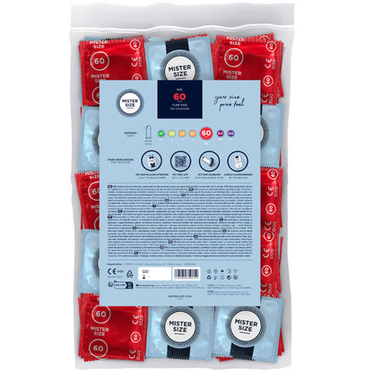 MISTER SIZE - ROZMIAR PREZERWATYWY XL 60 MM (100 SZTUK)