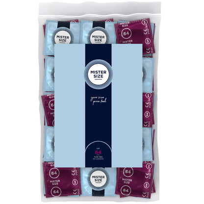 MISTER SIZE - PREZERWATYWY ROZMIAR XXL 64 MM (100 SZTUK)