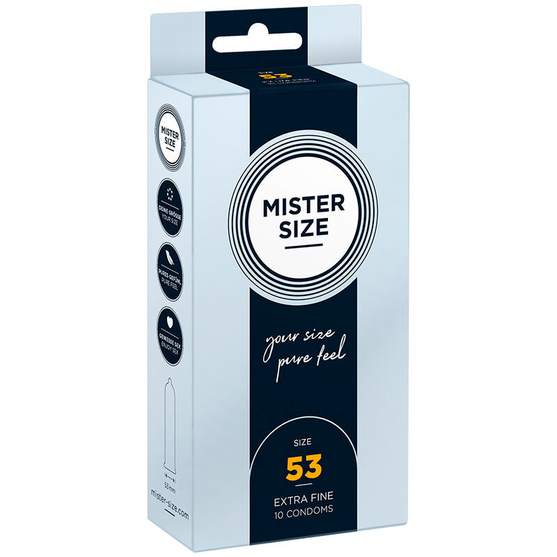 MISTER SIZE - ROZMIAR PREZERWATYWY M 53 MM (10 SZTUK)