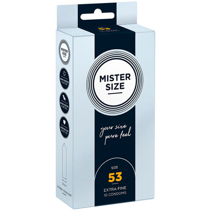 MISTER SIZE - ROZMIAR PREZERWATYWY M 53 MM (10 SZTUK)