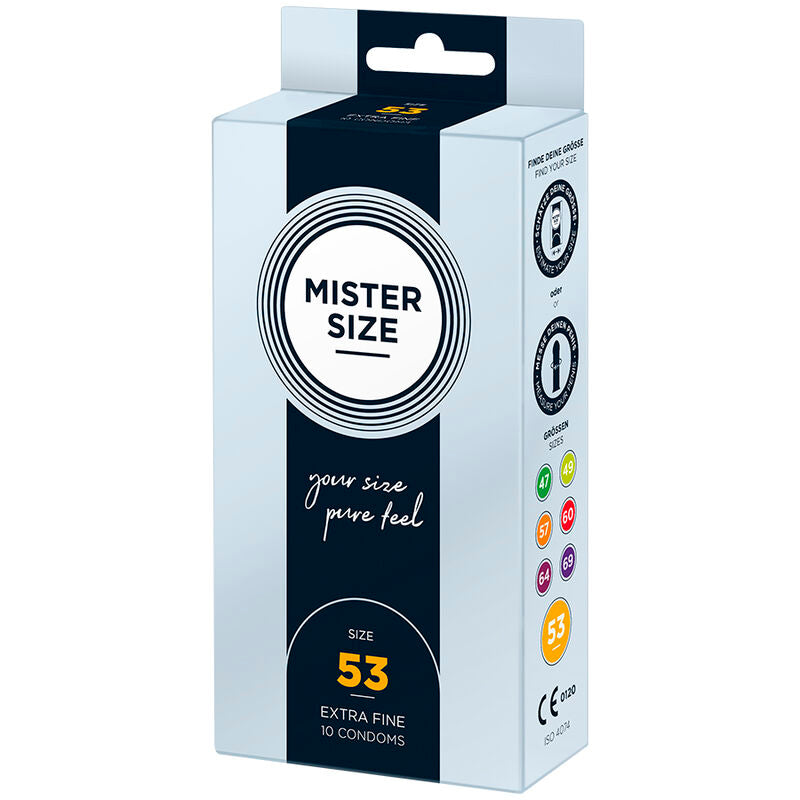 MISTER SIZE - ROZMIAR PREZERWATYWY M 53 MM (10 SZTUK)