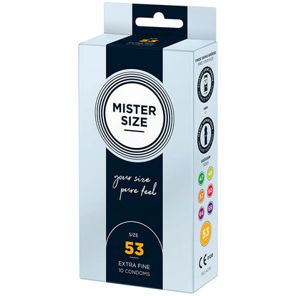 MISTER SIZE - ROZMIAR PREZERWATYWY M 53 MM (10 SZTUK)