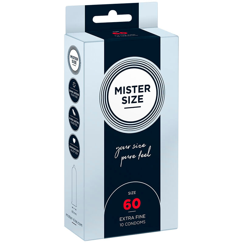 MISTER SIZE - ROZMIAR PREZERWATYWY XL 60 MM (10 SZTUK)