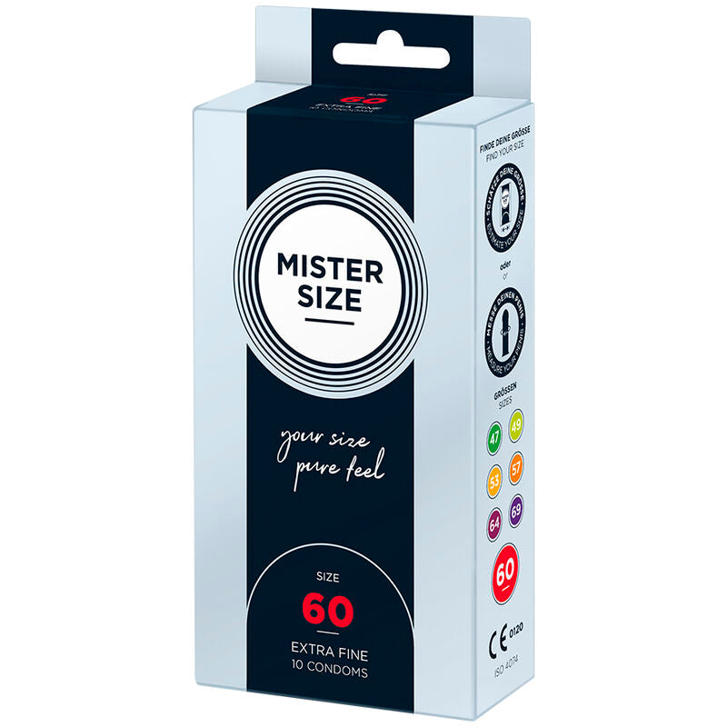 MISTER SIZE - ROZMIAR PREZERWATYWY XL 60 MM (10 SZTUK)